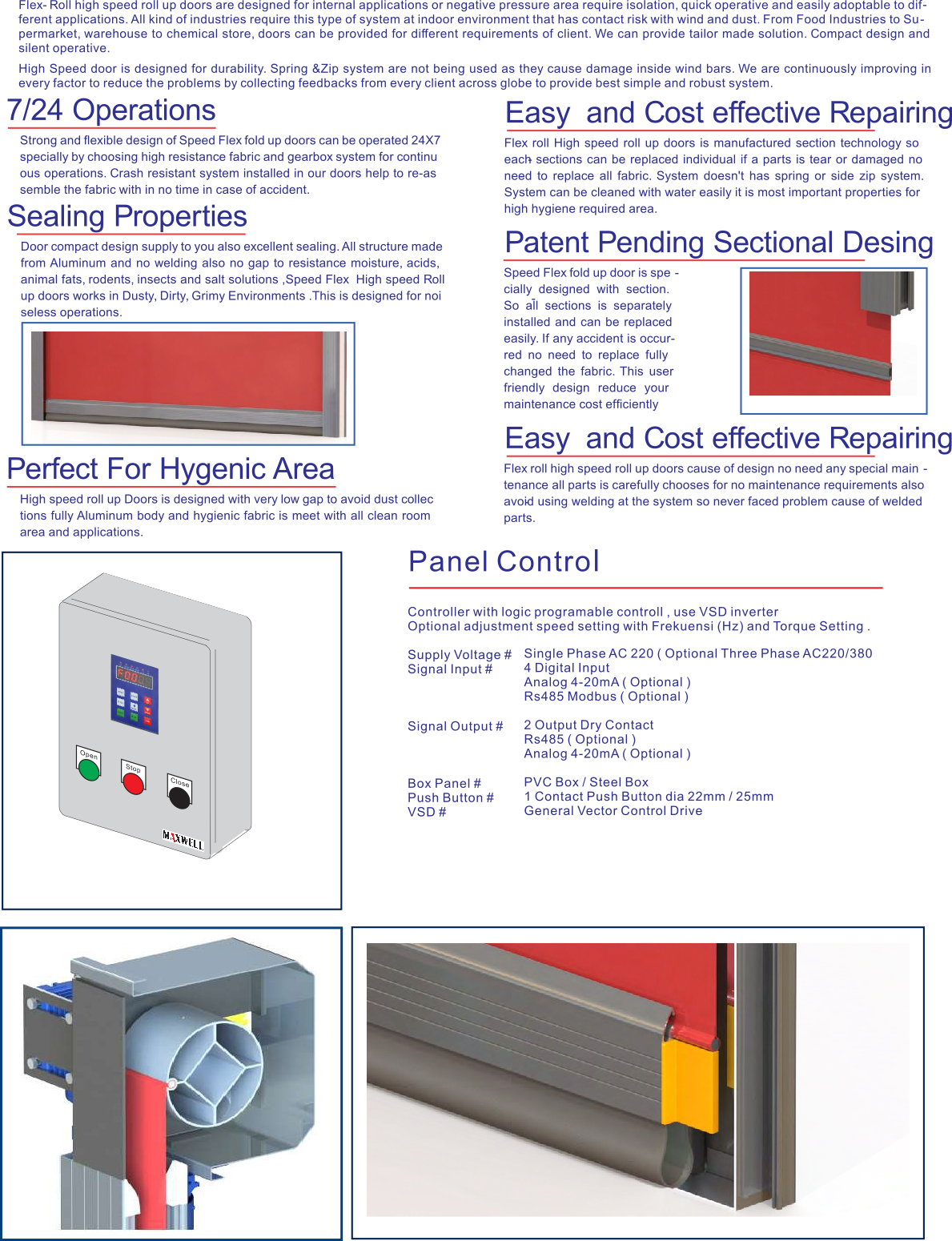 Flex-Roll Mechanism Diagram