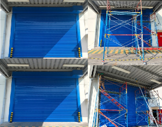 Steel Rolling Door – Automatic Rolling Door Maxwell Industri Bekasi Cikarang Karawang